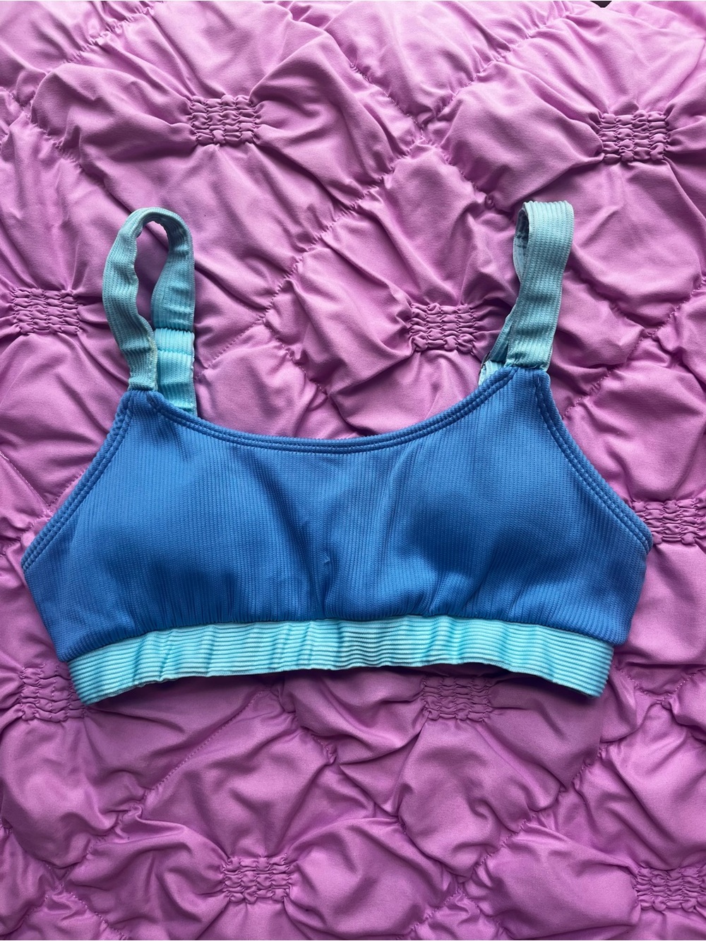 SHEIN Blue Bikini Top — Size Medium!!